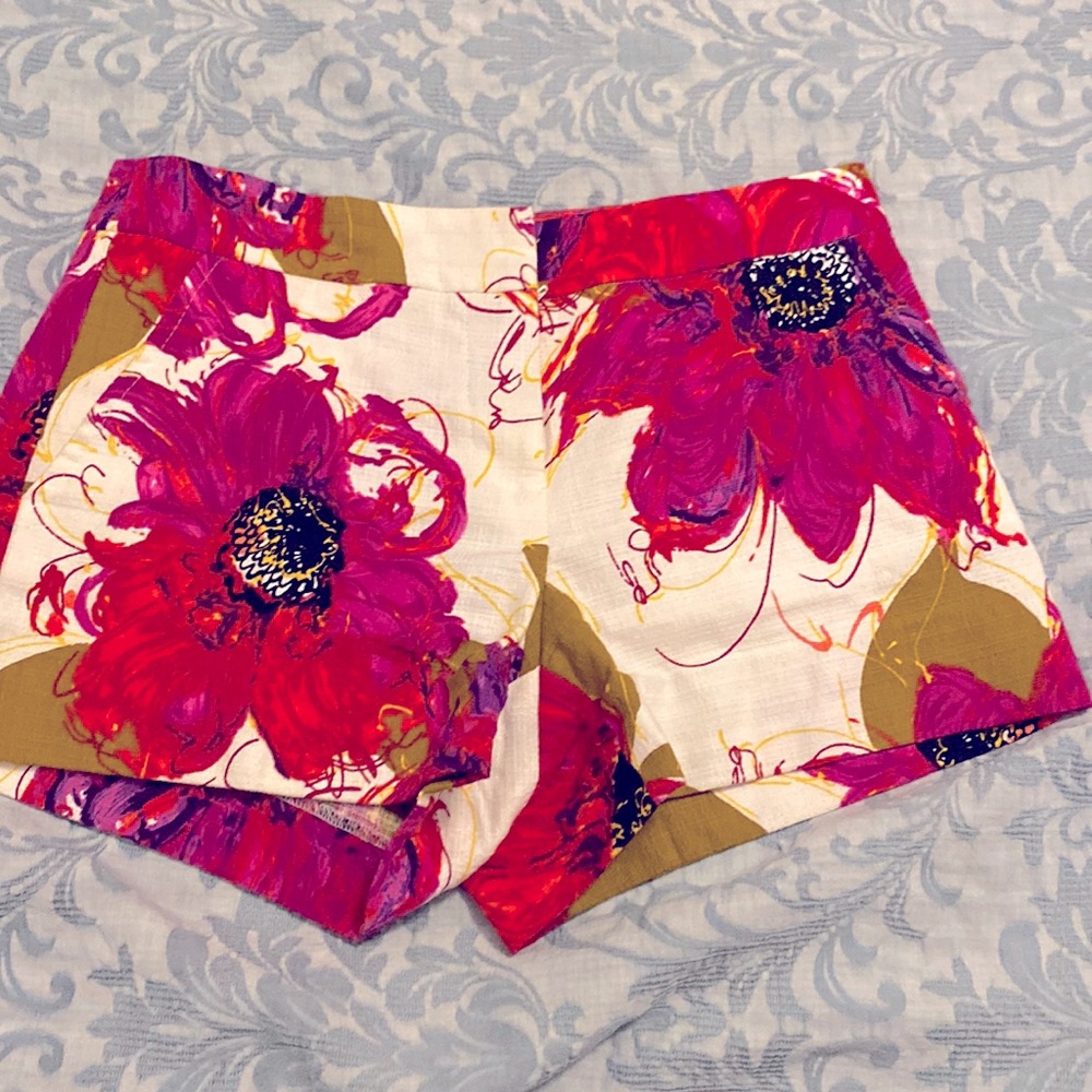 Trina Turk floral shorts